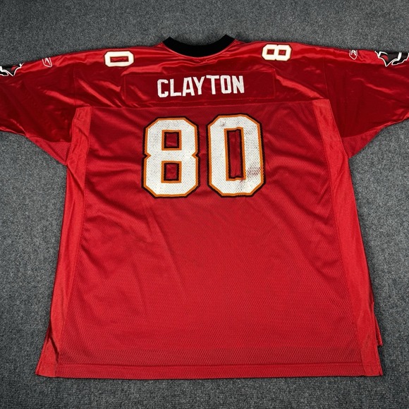 Reebok Other - Vintage NFL Michael Clayton 80 Tampa Bay Buccaneers Reebok Jersey Red Logo 2XL